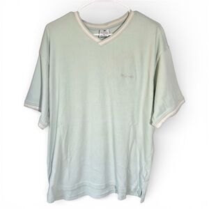 Columbia Men’s V-Neck Short-Sleeve Thick Shirt 100% Cotton Size XL